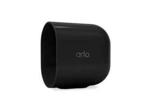 arlo go 2 camera housing – arlo certified accessory – security camera skin, works with arlo go 2 wireles camera only, black – vma3800h