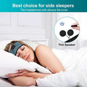 TOPOINT Sleep Headphones Wireless Bluetooth Headband, Sleep Mask Music Sports Sleeping Headband Headphones for Workout Yoga Travel