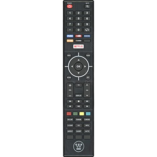 Westinghouse LCD TV Remote Control for Models WD65NC4190, WE55UC4200, WD55UT4490, WD50UT4490, WD42UT4490, WD55UB4530 (Part No: 845-058-03B00)