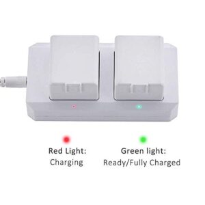 Charging Station for Arlo Charger for Arlo Batteries for Arlo Pro & Arlo Pro 2 & Arlo Go & Arlo Security Light VMA4410 Fireproof Material Adapter Pass FCC & UL Certified