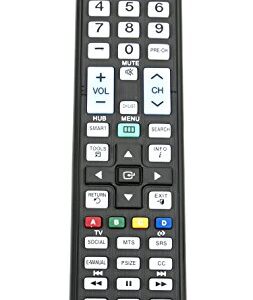 New AA59-00443A Replaced Remote fit for Samsung LED TV 6000 Series 6050 Series UN40D6000 UN46D6000 UN55D6000 UN40D6050 UN32D6300 UN32D6000SF UN40D6000SF UN40D6050TF UN40D6300SF UN46D6000SF UN46D6050