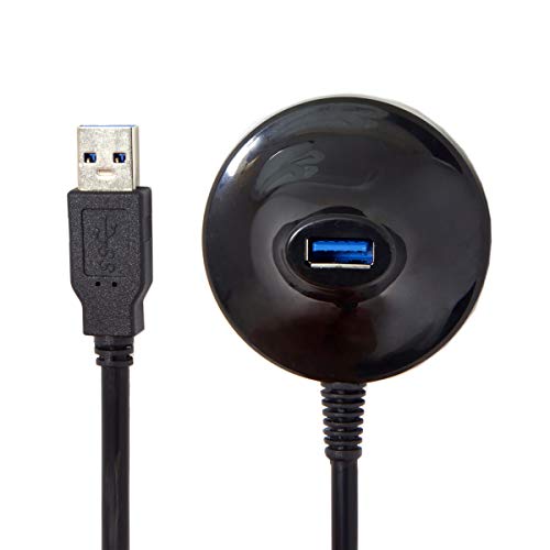Cablecc USB 3.0 Type-A Male to Female Extension Dock Station Docking Cable 0.8m