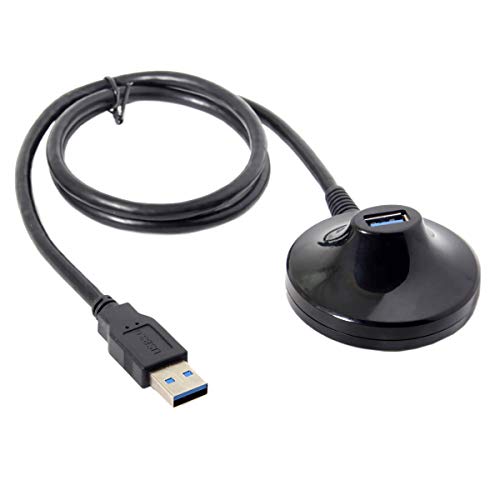 Cablecc USB 3.0 Type-A Male to Female Extension Dock Station Docking Cable 0.8m