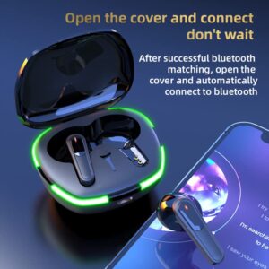 Wireless Earbuds Bluetooth Headphones with Wireless Charging Case IPX4 Waterproof Stereo Earphones in-Ear for SPOR