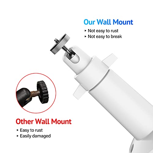 Ayotu Metal Wall Mount Compatible with Google Nest Cam Battery & Stick Up Cam Battery & Arlo Pro 2/3/4/Ultra 2, Waterproof Outdoor Security Bracket, 2 Pack White