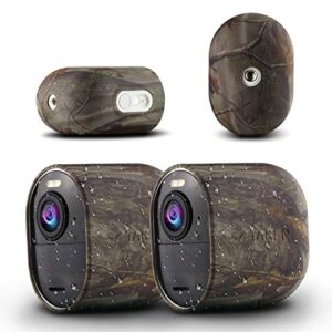 arlo ultra skin, taken protective silicone skins compatible with arlo ultra, ultra 2, arlo pro 3, pro 4 (not for arlo essential spotlight) – 2 pack (camouflage)