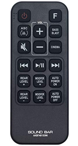 AKB74815396 Replaced Remote fit for LG Sound Bar SJ4R SJ4Y SJ4Y-S