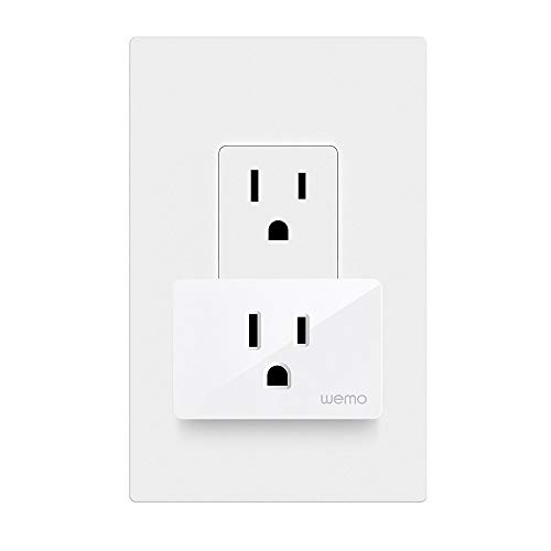 Wemo Smart Plug (Simple Setup Smart Outlet for Smart Home, Control Lights and Devices Remotely Works w/ Alexa, Google Assistant, Apple HomeKit), Pack of 3