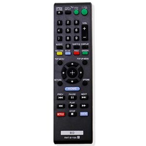 New Replaced Remote RMT-B119A fit for Sony BDP-BX110 BDP-BX310 BDP-BX510 BDP-BX59 BDP-S1100 BDP-S3100 BDP-S390 BDP-S5100 BDP-S590 BDPBX39 BDPBX59 BDPS390 BDPS390WM BDPS590 BLU-RAY DISC Player