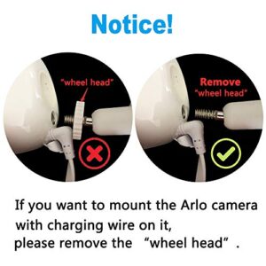 AxPower Metal Wall Mount Adjustable Indoor/Outdoor Aluminium Alloy Security Camera Yard Mount Compatible with Arlo, Arlo Pro 3, Arlo Pro 2, Arlo Ultra, Ring Stick Up Cam (5 Pack, White)