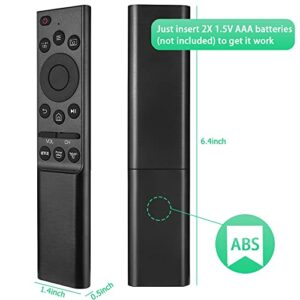 Universal Remote Replacement for Samsung TV Remotes BN59-01363 BN59-01357, Compatible with Samsung Smart-TV LCD LED UHD QLED 4K HDR TVs, with Netflix, Prime Video, Rakuten TV Buttons