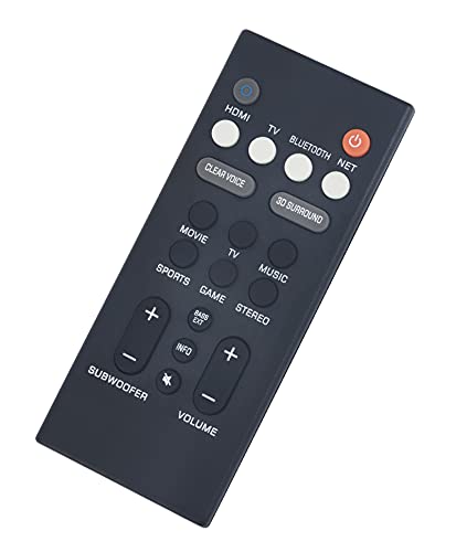 Replaced Remote fit for Yamaha Sound Bar YAS-209 YAS-109 YAS-209BL ATS-2090 ATS-1090 ATS1080 ATS-1080 YAS1080 YAS-1080 VAF7640