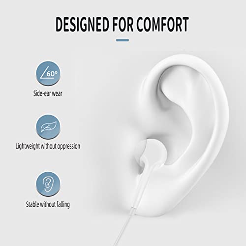 3.5mm Wired Headset with Microphone Earbud Jack(2pack) Kid for School in Ear Headphone Compatible for Samsung Galaxy LG Phone Pad Computer Gaming Chromebook Laptop Video Game Pc Auriculare Earphone I