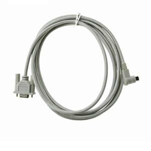 avanexpress micrologix programming cable, compatible 1761-cbl-pm02 1000, 1100, 1200, 1500 series with 8 pin round and 90 degree end