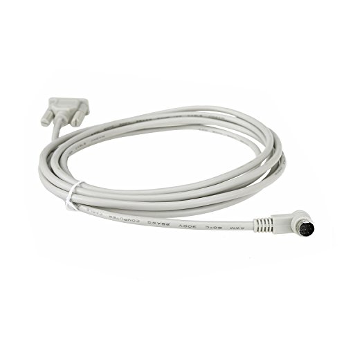 Avanexpress Micrologix Programming Cable, Compatible 1761-CBL-PM02 1000, 1100, 1200, 1500 Series with 8 Pin Round and 90 Degree End