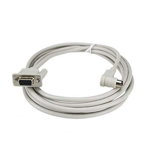 Avanexpress Micrologix Programming Cable, Compatible 1761-CBL-PM02 1000, 1100, 1200, 1500 Series with 8 Pin Round and 90 Degree End