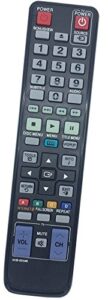 smartby new remote control ak59-00104r for samsung bd-c5300 bd-d5490 bd-c5500c bd-d5700 bd-c6500 bd-c5900 bd-c6900 bd-c6800/xaa bd-c6600/xaa bd-d5250c bd blu-ray dvd player