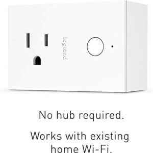 Legrand, Smart Plug, Smart Outlet, Apple Homekit, Quick Setup On iOS (iPhone or iPad), No Hub Required, HKRP10