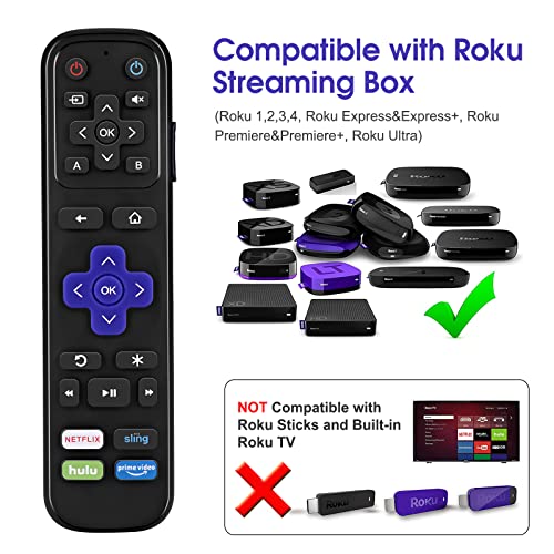 Sofabaton R2 Universal Remote Replacement for Roku, Infrared Remote Replacement for TVs/DVD/Blu-ray/Streaming Box and more, 13 Extra Learning Buttons with Power Volume/Mute/Button (NOT for Roku Stick)