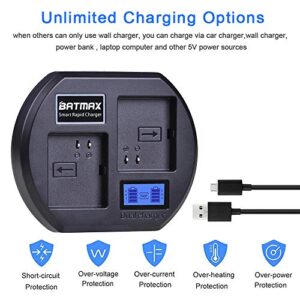 Batmax LCD Dual Arlo Pro 2 Battery Charger Station Replacement for Arlo Pro,Arlo Pro 2 & Arlo Go Rechargeable Battery Charger