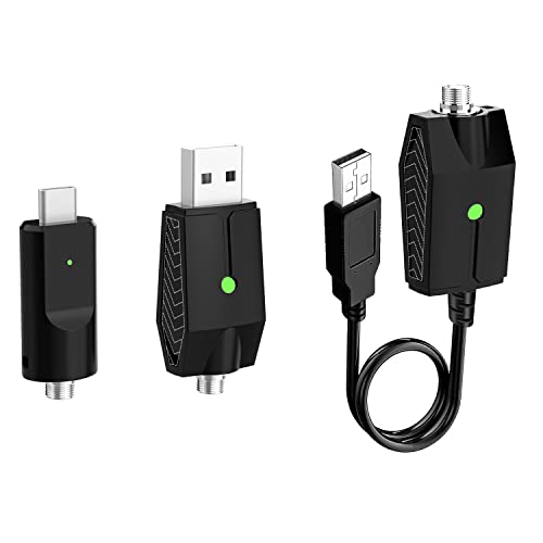 Knaive USB Thread Cable USB Pen Portable Power Protection with LED Indicator [𝟑-𝗣𝗮𝗰𝗸]