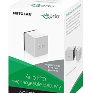 Arlo Rechargeable Battery - Arlo Certified Accessory - Replacement Battery, Requires a Pro or Pro 2 Camera or Compatible Charging Station to Charge, Works with Pro and Pro 2 Only - VMA4400