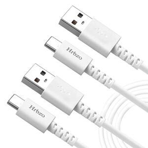 hrbzo type c charger[2.6ft,2-pack] usb c cable compatible with samsung galaxy s21 huawei mate 40, and more
