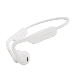 pinetree bone conduction headphones with mic, ipx5 waterproof bluetooth sport headphones, open ear headphones up to 10 hours of music and calls, wireless headset for running, workout etc.
