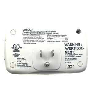 Plug-In On/Off Relay Control, With Pass-through outlet, 45603 / ZW4101, by Jasco Products Company, Cert ID: ZC08-12050009