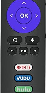 Remote Control Compatible with All TCL Roku Smart TV 50S421 55S421 55S425 70S42 32S321 55S421 43S421 65S421 32D2900 32S301 55D2900U 55S401 65D2930U 65S401 65S4 with Netflix VUDU HULU