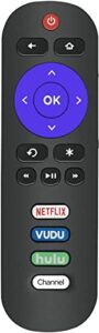 remote control compatible with all tcl roku smart tv 50s421 55s421 55s425 70s42 32s321 55s421 43s421 65s421 32d2900 32s301 55d2900u 55s401 65d2930u 65s401 65s4 with netflix vudu hulu