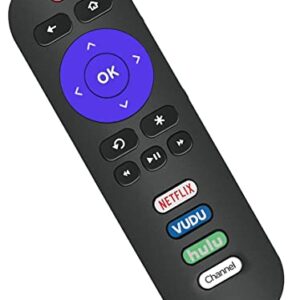 Remote Control Compatible with All TCL Roku Smart TV 50S421 55S421 55S425 70S42 32S321 55S421 43S421 65S421 32D2900 32S301 55D2900U 55S401 65D2930U 65S401 65S4 with Netflix VUDU HULU