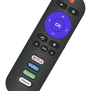 Remote Control Compatible with All TCL Roku Smart TV 50S421 55S421 55S425 70S42 32S321 55S421 43S421 65S421 32D2900 32S301 55D2900U 55S401 65D2930U 65S401 65S4 with Netflix VUDU HULU