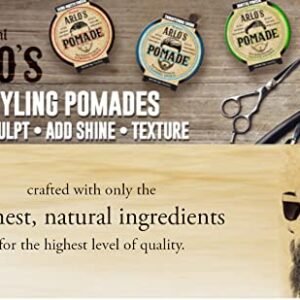 Arlo's Pro Growth Beard Oil - Sandalwood Leather Scent 2.5 oz. - Promotes Beard Hair Growth