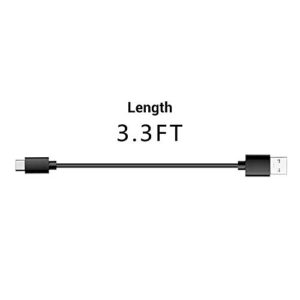 Replacement USB C Charger Charging Cable Cord for Tribit Flybuds 3 Pink/FlyBuds 1/3/C1/C2/A1/NC Earbuds, Tribit XSound Surf StormBox Micro StormBox Micro StormBox Pro StormBox Home Bluetooth Speakers