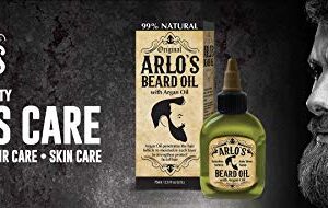 Arlos Beard Oil Includes - Argan Tea Tree Vitamin E and Coconut (4 Pack)