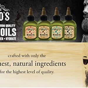 Arlos Beard Oil Includes - Argan Tea Tree Vitamin E and Coconut (4 Pack)