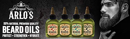 Arlos Beard Oil Includes - Argan Tea Tree Vitamin E and Coconut (4 Pack)