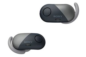 sony sp700n wireless noise canceling sports in-ear headphones black wf-sp700n/b (renewed)