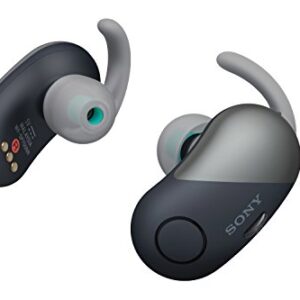 Sony SP700N Wireless Noise Canceling Sports in-Ear Headphones Black WF-SP700N/B (Renewed)