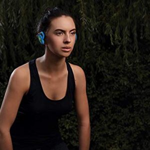 BoomPods Sportpods 2 in-Ear Bluetooth Sport Headphones (Blue/Green) Wireless Workout Earbuds - Powerful Bass - Sweatproof - Ergonomic Ear Tip