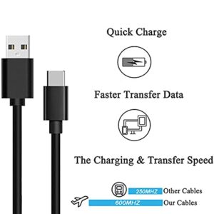 6Ft USB-C Wall Charger Cable Compatible for Jitterbug Lively Smart 3rd Generation, Jitterbug Flip 2nd Generation USB Type C Charger Cord