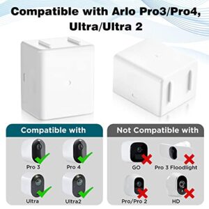 Upgraded 2-Pack 4950mAh Replacement Batteries with Charger Compatible with Arlo Pro 4/Pro 3/Ultra/Ultra 2 Wireless Security Cameras, Rechargeable 3.85V Long-Lasting Battery Life and Easy to Install