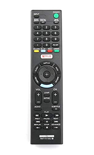 New RMT-TX102U Remote Replaced for Sony TV KDL-32W600D KDL-32R500C KDL-40R510C KDL-40R530C KDL-40W650D KDL-40R550C KDL-48R510C KDL-48R530C KDL-48R550C 149298011 KDL40R550C KDL48R510C KDL-48W650D