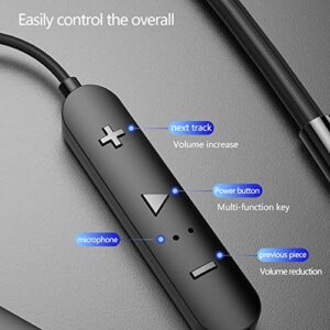 CENGNIAN Neck Hanging Wireless Bluetooth 5.0, Ultra-Long Standby Running Sports Bluetooth Headset, Noise Cancelling Headphones, Sports Bluetooth Headset for Fitness Running Cycling