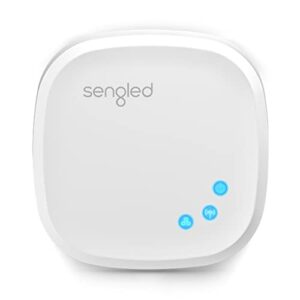 sengled z02-hub hub for use smart products, compatible with alexa and google assistant, 1 count (pack of 1), white