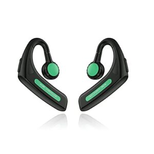 essonio bone conduction headphones bluetooth earpiece open ear headphones with microphone for cell phone computer ipx5 waterproof workout headphones hands free for sports running