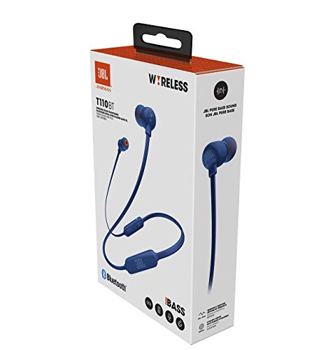 JBL TUNE 110BT - In-Ear Wireless Bluetooth Headphone - Blue (Renewed)