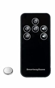 new smartway2save replacement remote control compatible for klipsch soundbars r-10b icon sb 1 sb 3 r 10b
