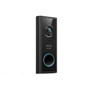 eufy security, wireless add-on video doorbell with 2k resolution, 2-way audio, simple self-installation, homebase 1, 2, 3 or e required